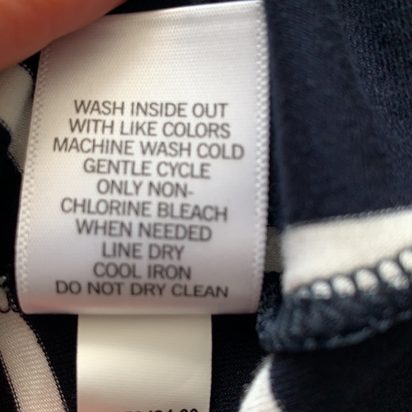 Banana Republic Navy Blue and White Striped Maxi Dress - size M - Picture 7 of 7